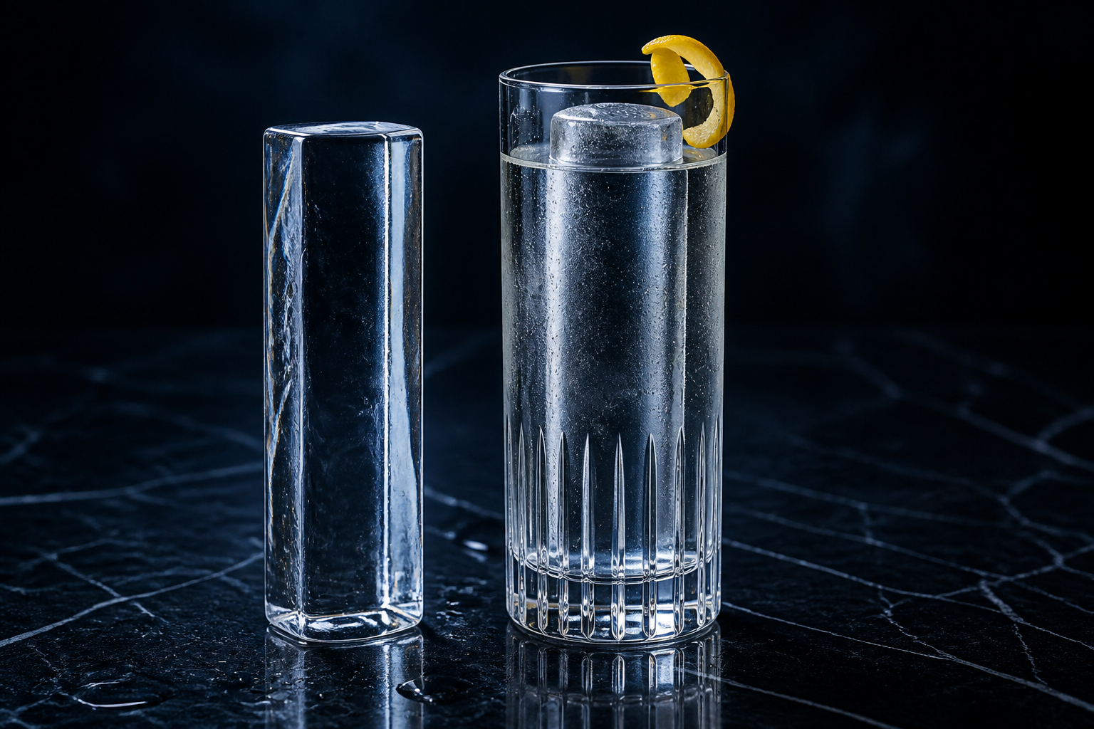 Crystal Cylindrical Ice Dubai UAE